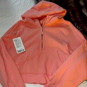 EUC Lululemon Oversized half zip scuba